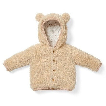 Teddy Jacket Baby Bunny Sand