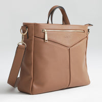 ELEN LUX Diaper Bag Camel Gold