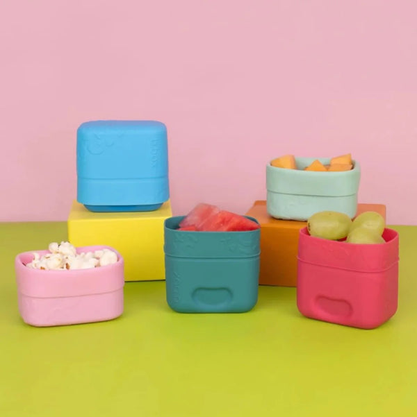 Silicone snack cups