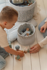 Quilted Storage Basket Large Forest Adventure