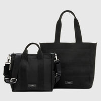 Thea Tote & Compact Changing Bag Black