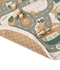 2-in-1 Playmat + Toy Bag  Desert City