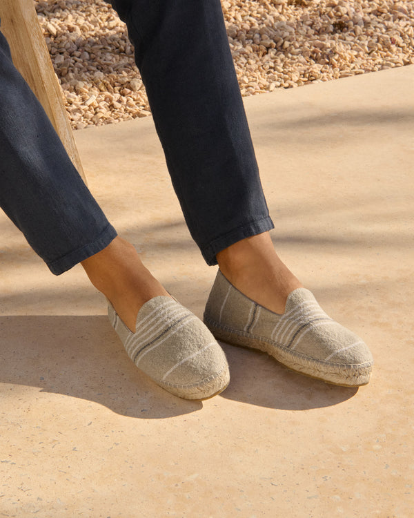 Raw Fabric Espadrilles Yucatan