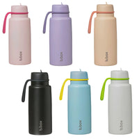 Insulated flip top 1L bottle