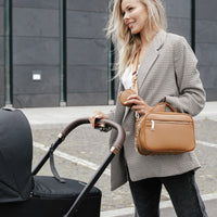 VERA  Stroller Organiser & Crossbody Bag Camel