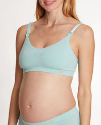 Zoé Celadon pregnancy and nursing bra