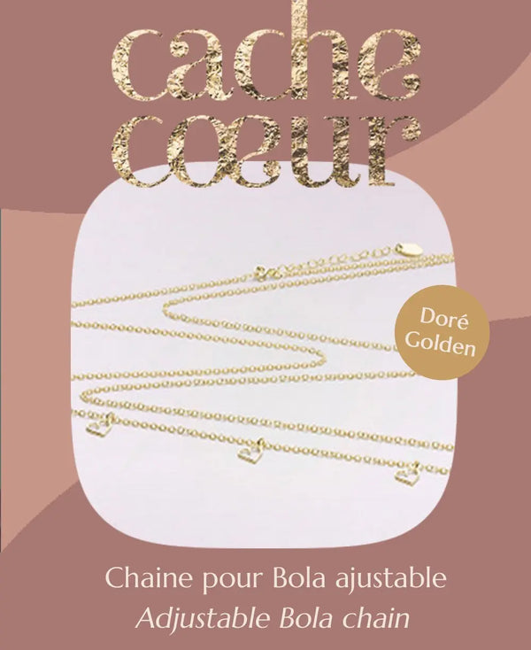 Golden chain with fine gold for maternity bola