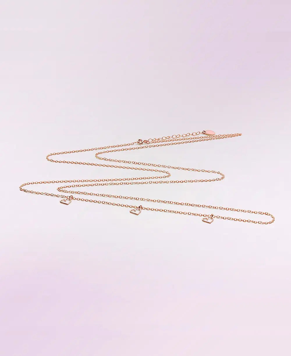 Rose gold chain for maternity bola