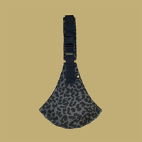 Toddler carrier leopard print grey