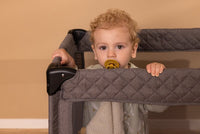 Travel cot with bag Grey