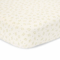 Fitted bassinet sheet Blueberry Leaves