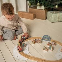 Wooden train track Christmas FSC