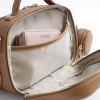 VERA  Stroller Organiser & Crossbody Bag Camel