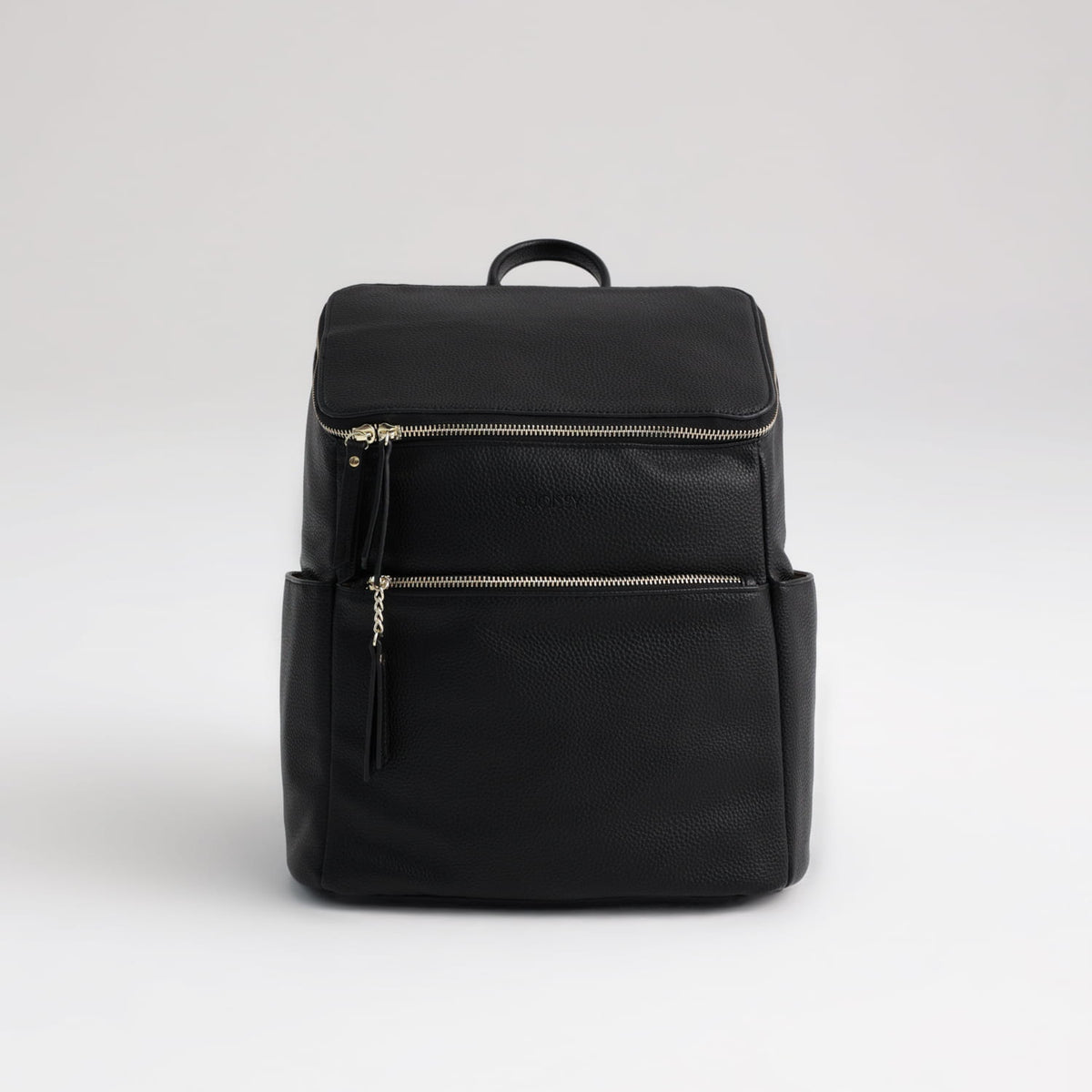 ROOMY Backpack Black/gun metal