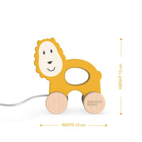 Matchstick Monkey Playtime Pull Along - Lion Ludo