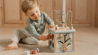 Wooden activity cube - Forest Friends