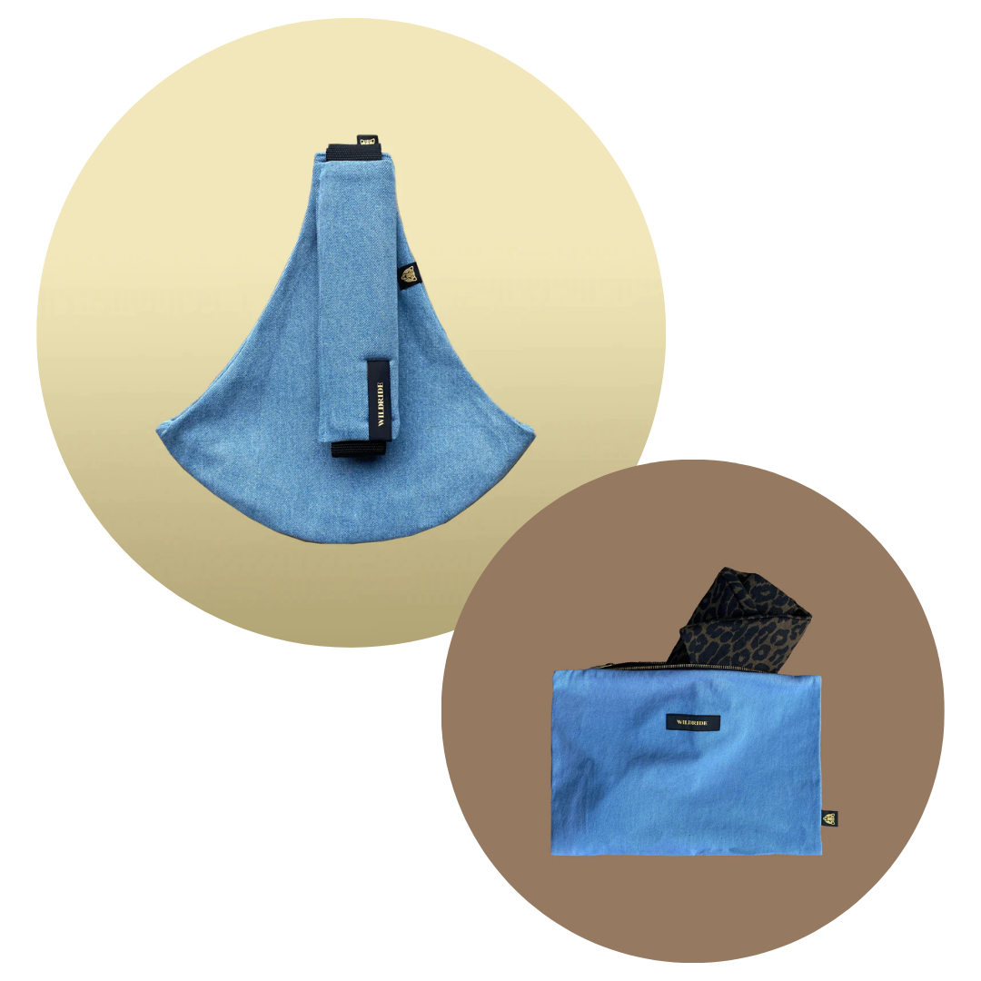 Denim Carrier & Pouch Bundle