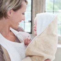 Cuddledry 'Hands-free' baby towel oatmeal