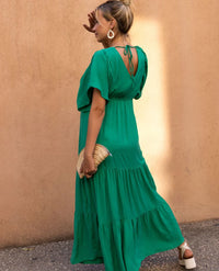 Long Maternity Dress Claudette Green