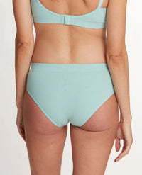 Zoé maternity low-rise briefs Celadon