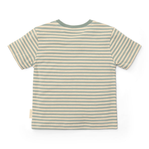 Short Sleeve T-Shirt Forest Green Stripe