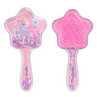 Glittery Hair Brush Unicorn