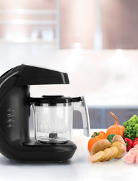 6 in1 Baby Food Processor Black V2