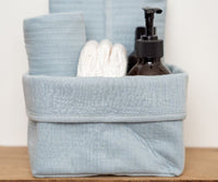 Storage basket small Pure Soft Blue