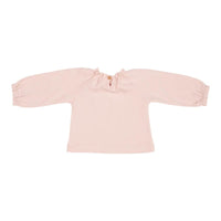 T-shirt Long Sleeves with Embroidery Soft Pink