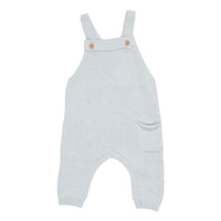 Knitted dungarees Soft Blue