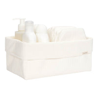 Storage basket large Pure Soft White