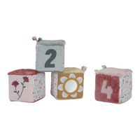 Set of soft cubes Flowers & Butterflies