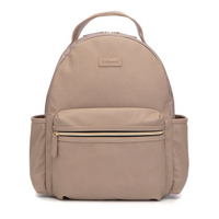 Lola Vegan Leather Backpack Almond