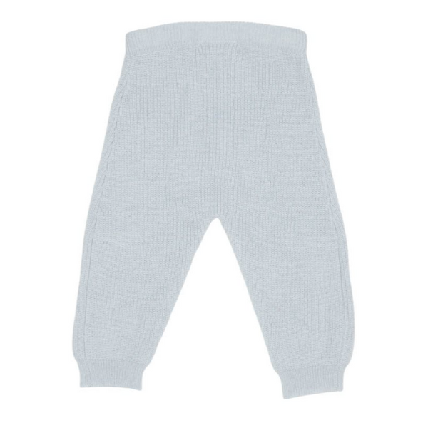 Knitted Pants Soft Blue