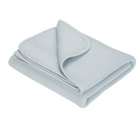 Bassinet summer blanket Pure Soft Blue