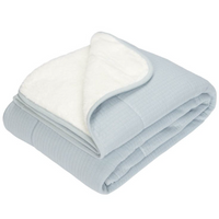 Bassinet blanket Pure Soft Blue