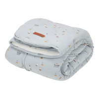 Cot blanket Sailors Bay Blue