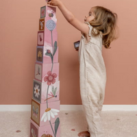 Stacking blocks Flowers & Butterflies