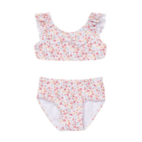 Flounce Bikini Set Summer Flowers