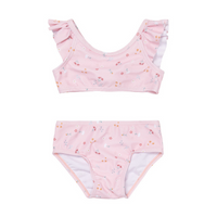 Flounce bikini set Little Pink Flowers