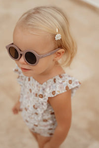 Child Sunglasses Round Shape Mauve