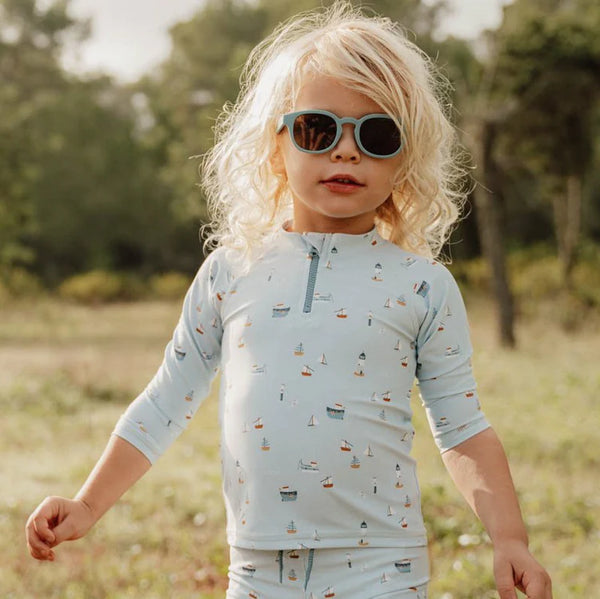 Child sunglasses wayfarer Blue