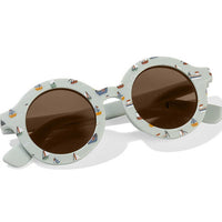 Child Sunglasses Round Shape Sailors Bay Blue