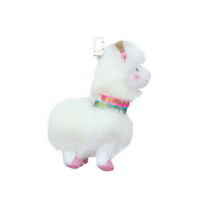 Lama Key Chains Pink & White