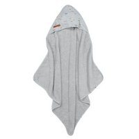 Hooded Towel Sailors Bay Blue 100x100