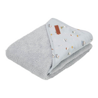 Hooded Towel Sailors Bay Blue 100x100