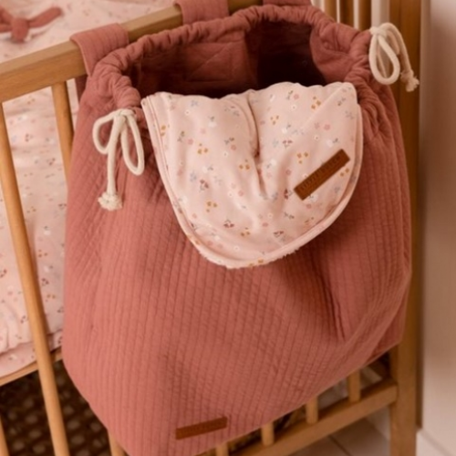 Playpen toy bag Pure Pink Blush