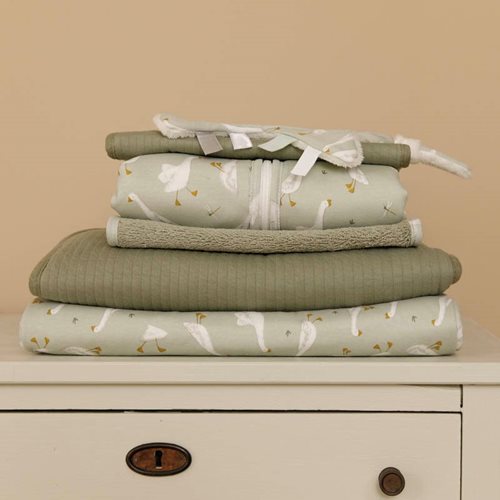 Baby Bathrobe Pure Olive